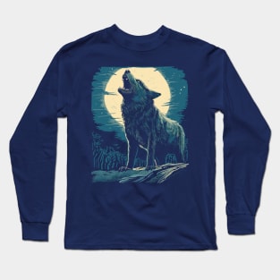 the wolf Long Sleeve T-Shirt